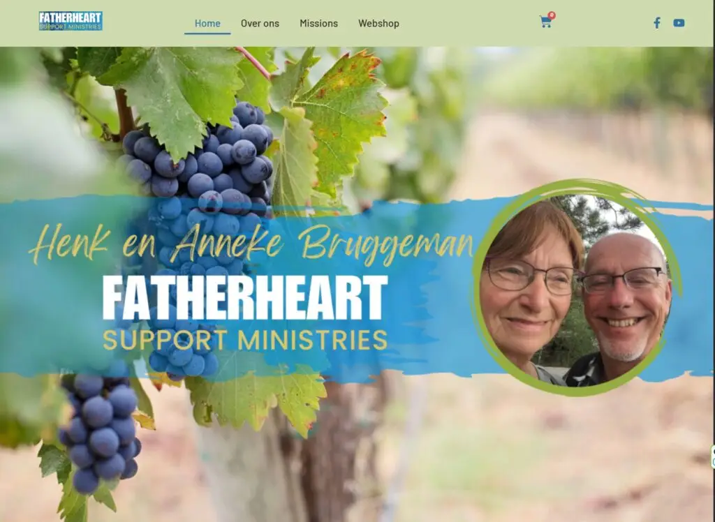 hero van de website van Henk en Anneke