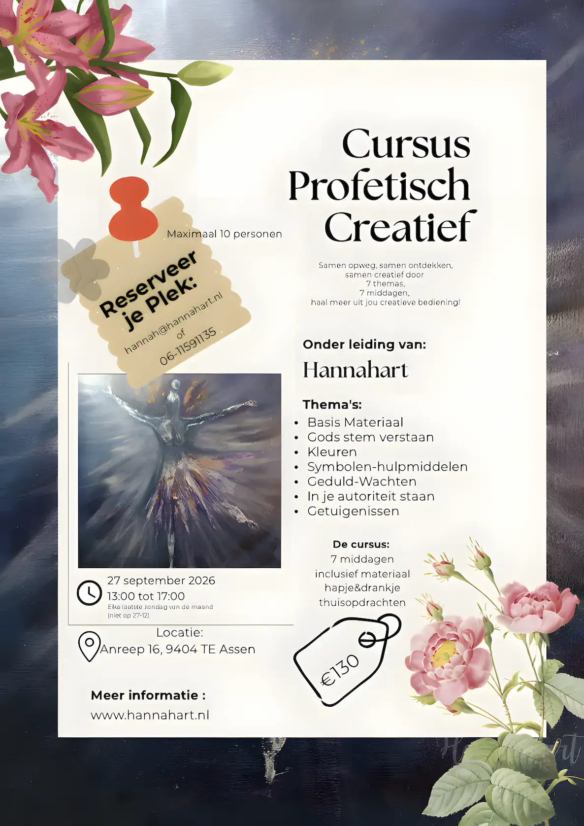 uitnodiging Cursus profetisch creatief